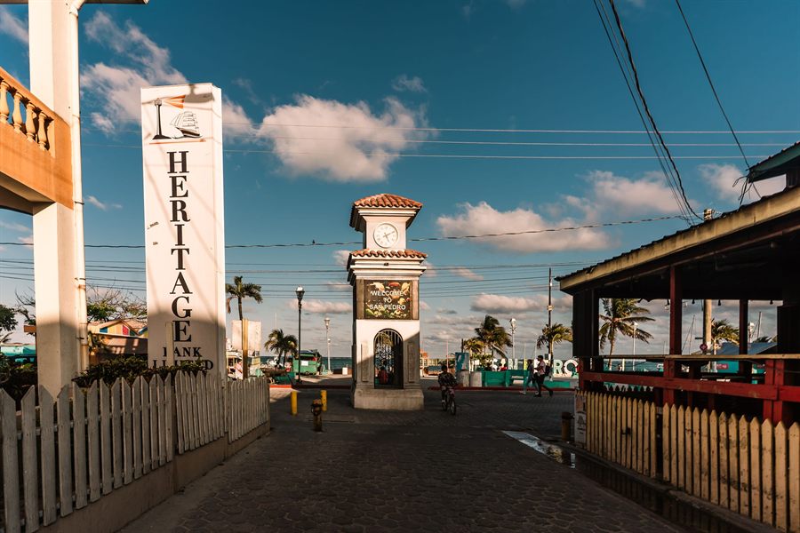 Belize waterfront